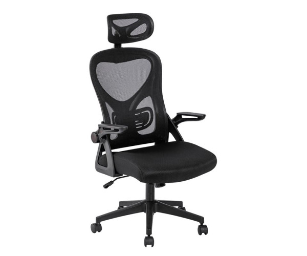 CF3050 Πολυθρόνα Γραφείου- Διευθυντή, Mesh Μαύρο, Μπράτσα up-down Αντιγραφή